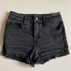 Abercrombie & Fitch Black Denim Shorts